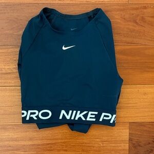 Nike Pro Navy long-sleeve